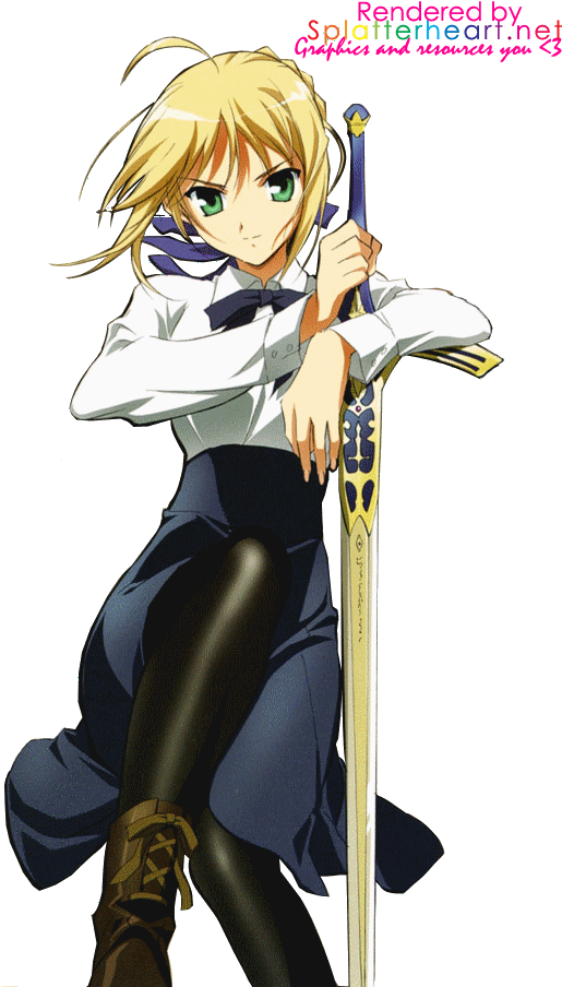 Photo Saber - Saber Fate Stay Night Clipart (530x911), Png Download