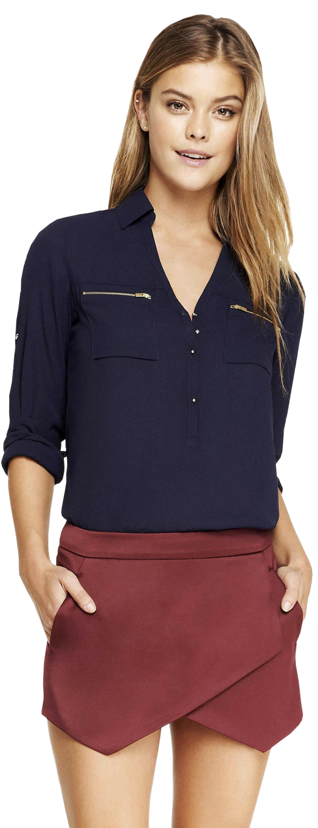 Nina Agdal Png Hd - Miniskirt Clipart (1024x1707), Png Download