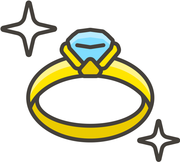 Download High Resolution - Anillo Emoji Clipart (866x650), Png Download