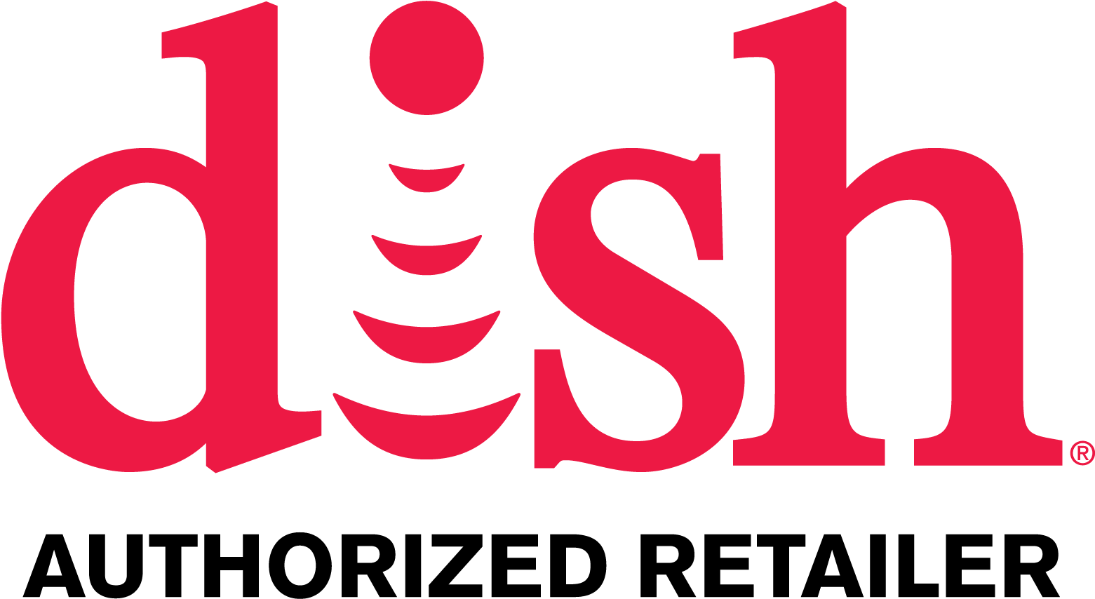 Call Us At 1 855 757 6111 To Build Your Tv Package - Dish Network Authorized Retailer Logo Clipart (1462x800), Png Download