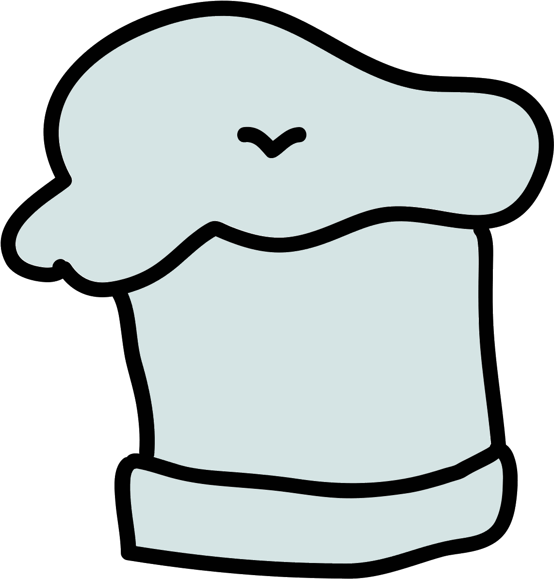 Cappello Dello Chef Icon - Animasi Topi Koki Clipart (1142x1194), Png Download