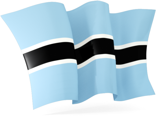 Png Botswana Flag Gif Clipart (640x480), Png Download
