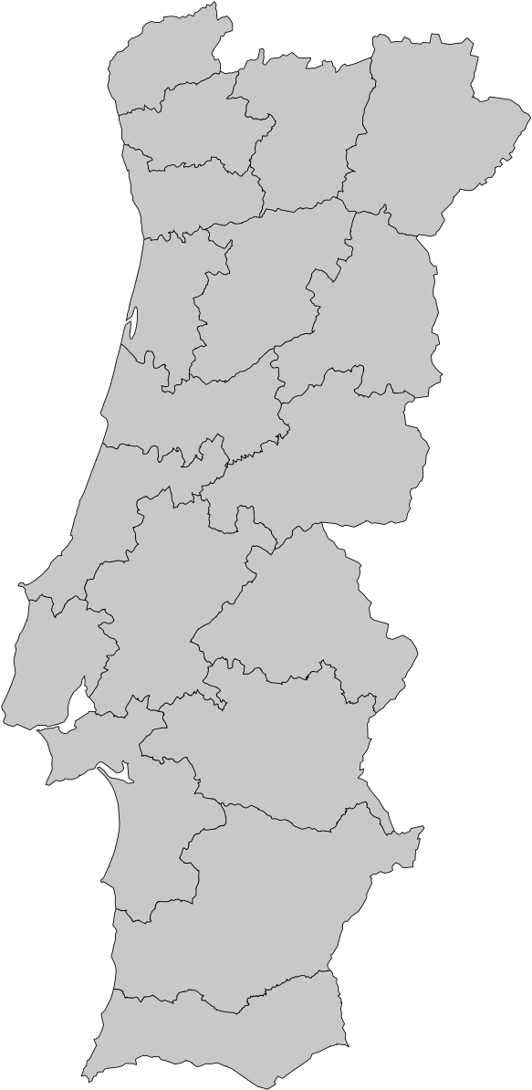 Mapa De Portugal - Portugal Flag And Land Clipart (667x1220), Png Download