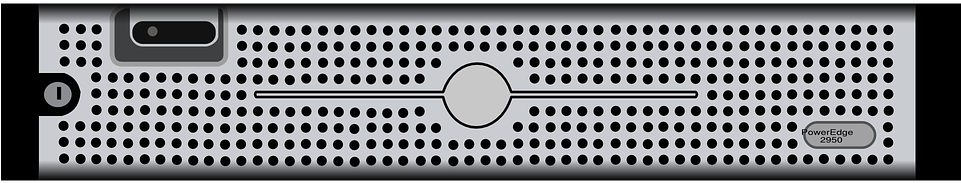 Dell Connector Front Rack Server Computer - Dell Rack Server Icon Clipart (960x480), Png Download