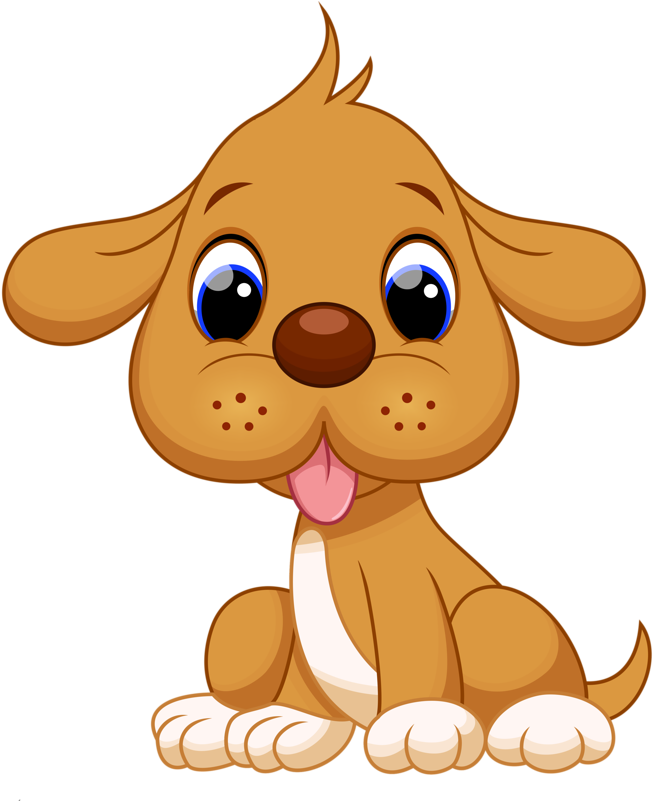 Фото, Автор Soloveika На Яндекс - Puppy Cartoon Clipart (685x800), Png Download