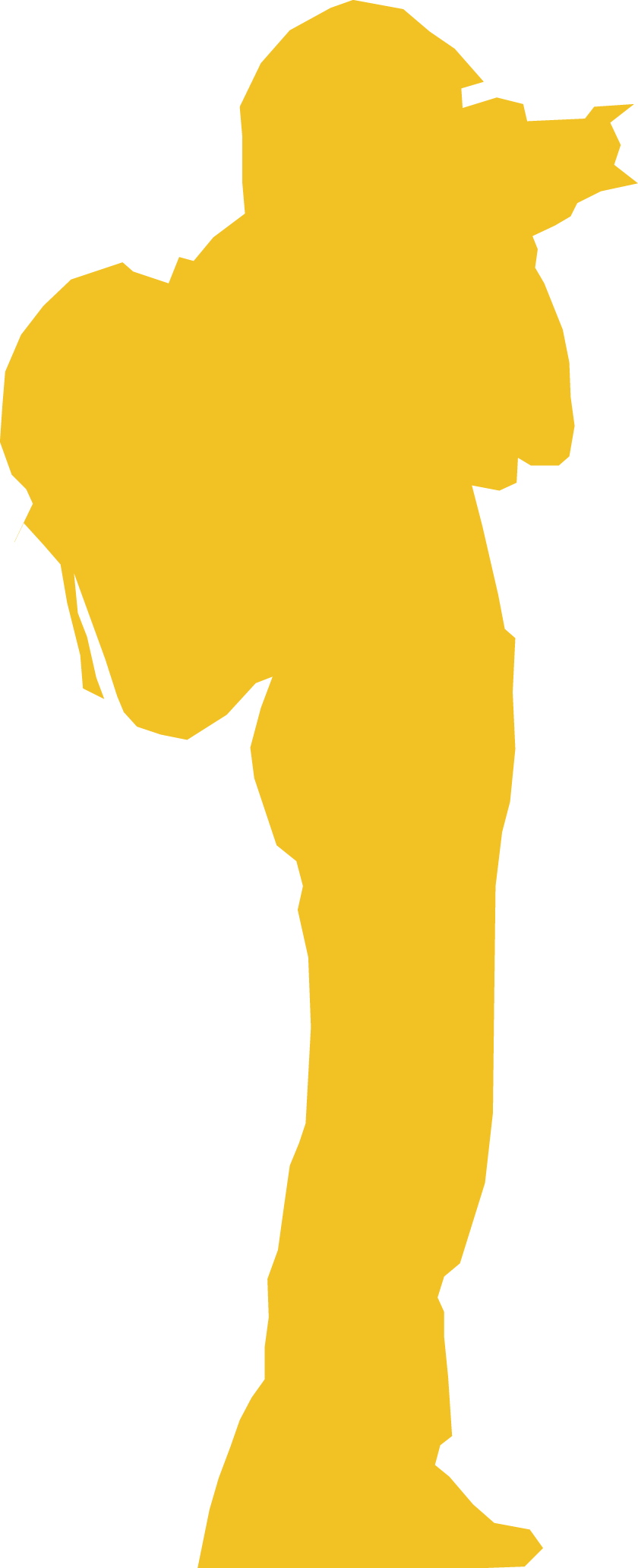 Boneco Em Png - Boneco De Lado Png Clipart (840x2063), Png Download