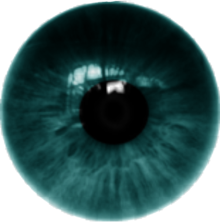 Ojosazules Sticker - Blue Contact Lenses Png Clipart (720x726), Png Download