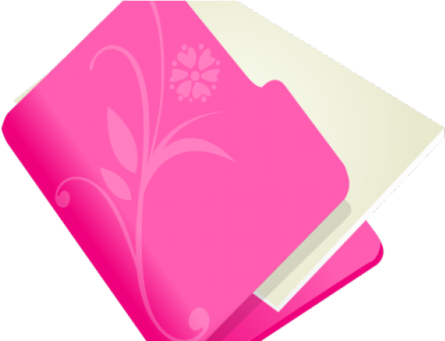 Folder Icons Pink Clipart (640x480), Png Download