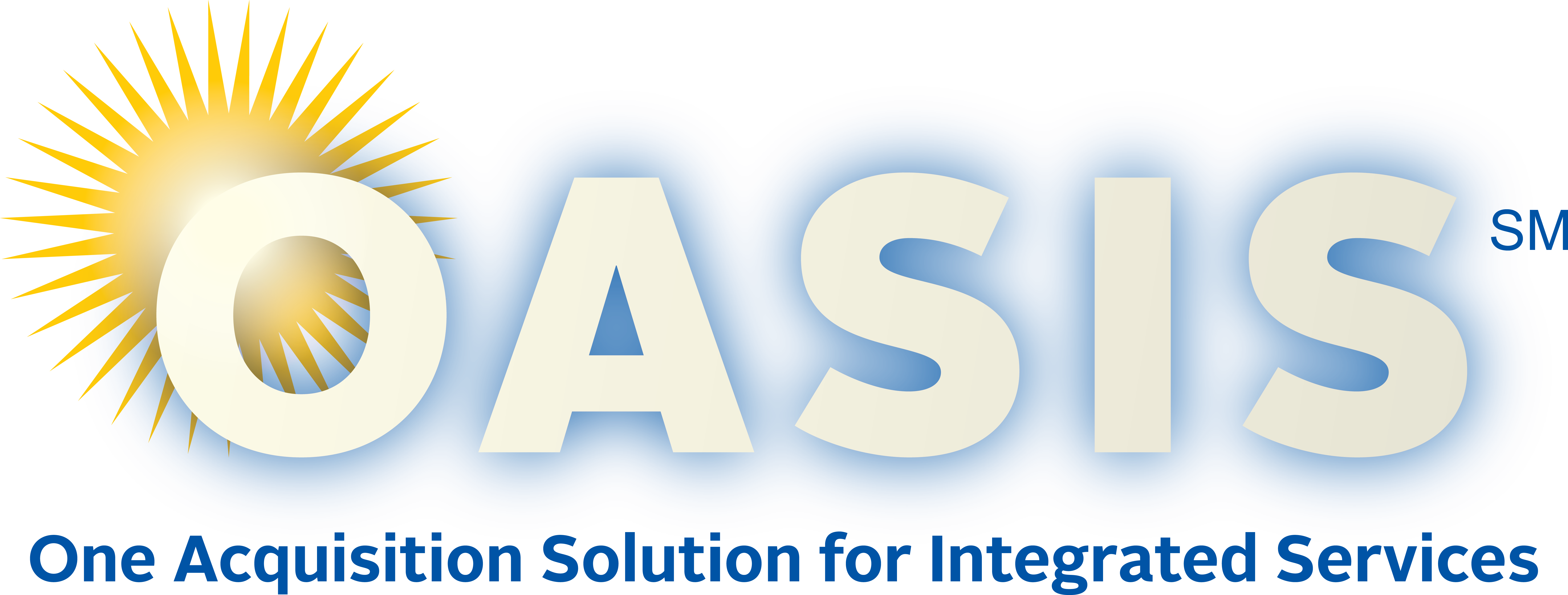 Oasis Final Logo With Tagline - One Acquisition Solution For Integrated Services Clipart (7335x2781), Png Download