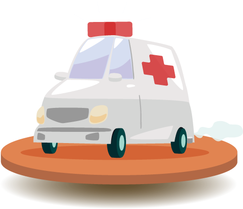 Traslado En Ambulancia - Ambulance Clipart (560x560), Png Download