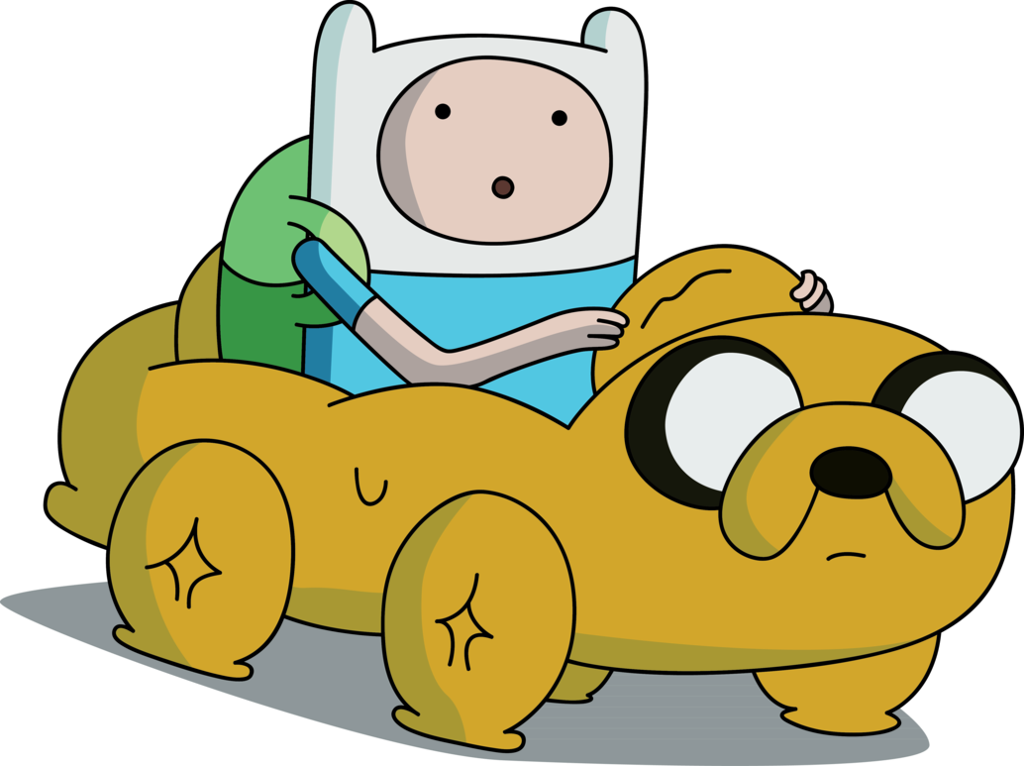 Racecar Jake By Sircinnamon-d5itmuc - Jake The Dog Car Clipart (1024x766), Png Download
