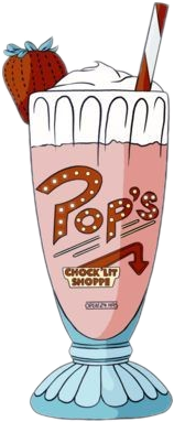 #popsicle #malteada #strawberry #fresa #chantilly #fresh - Pops Riverdale Clipart (158x383), Png Download