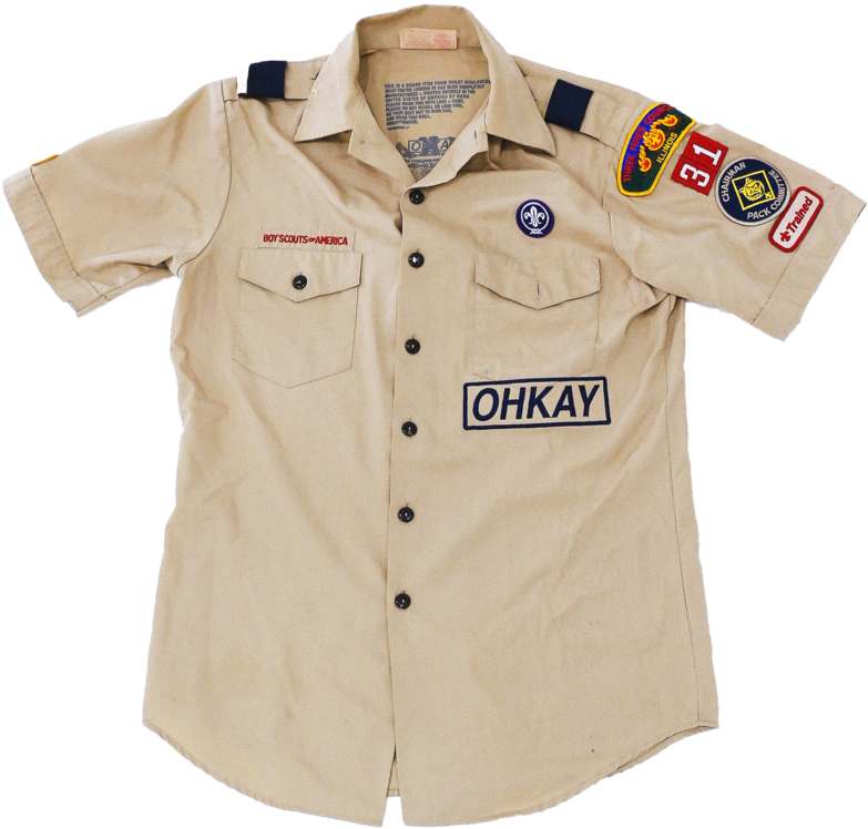 Boy Scout Front Clipart (1000x1500), Png Download