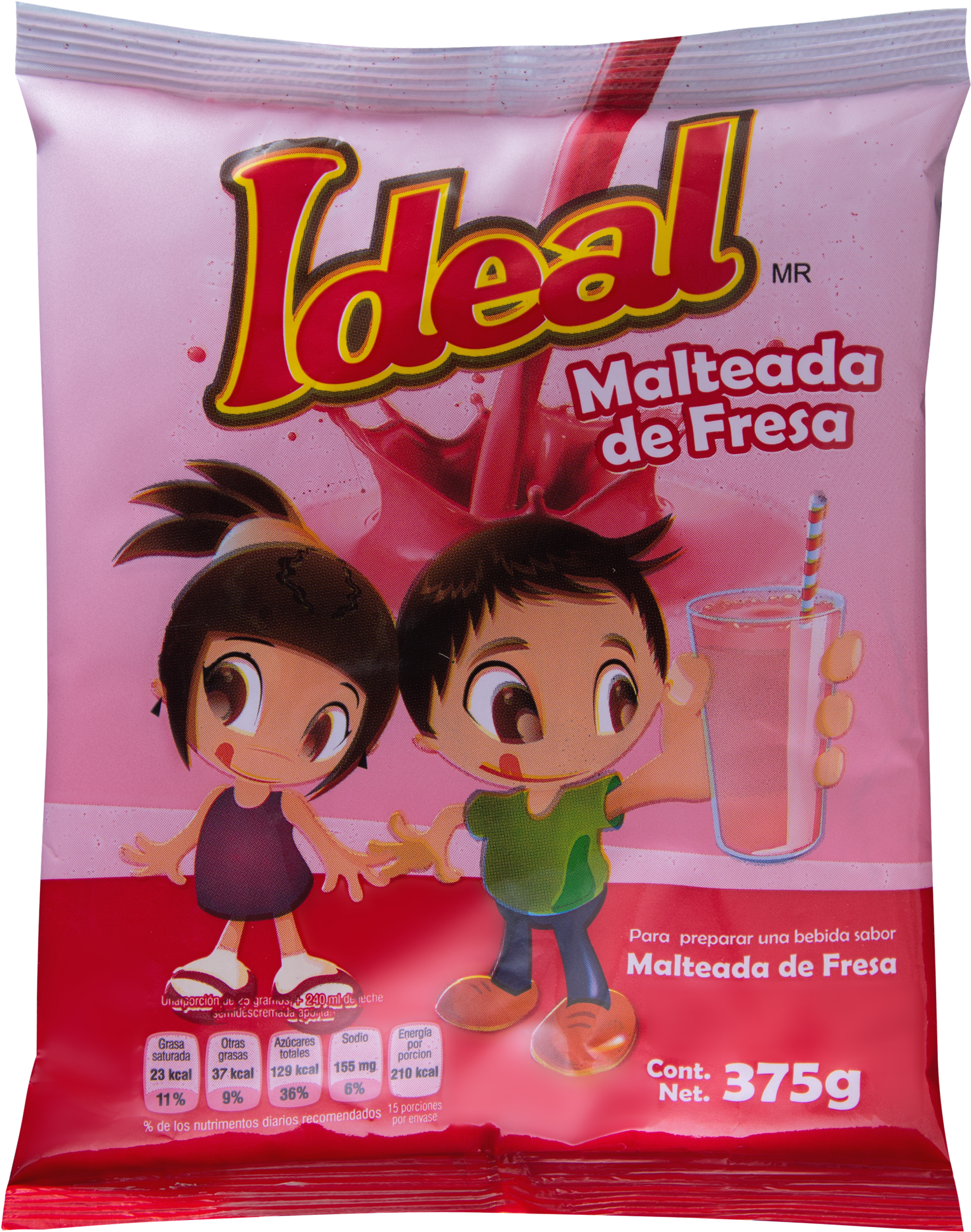 Malteada De Fresa - Cartoon Clipart (1592x2000), Png Download