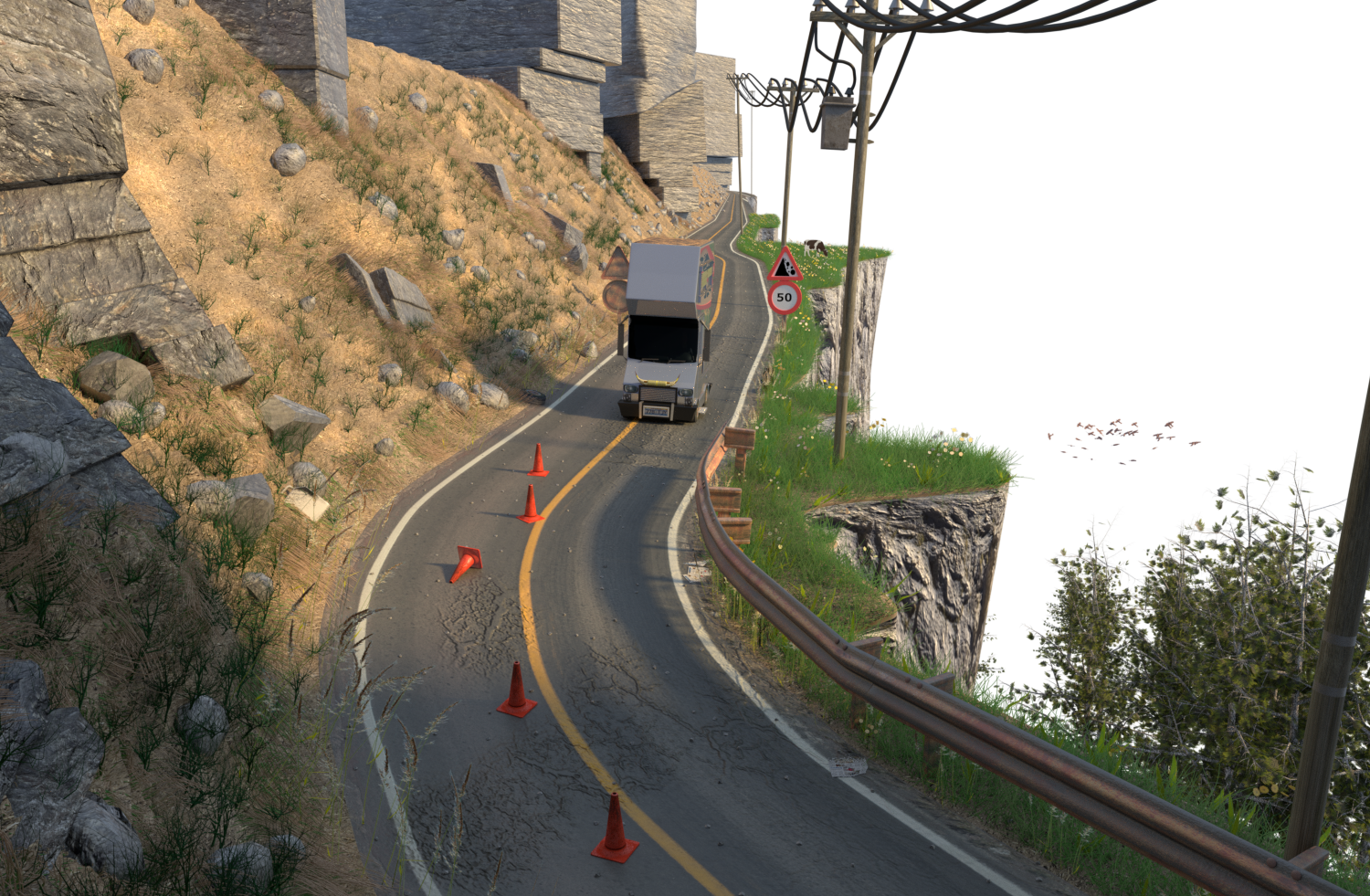 Y Aquí Va Una De Carreteras Foto 555 - Freeway Clipart (1500x981), Png Download