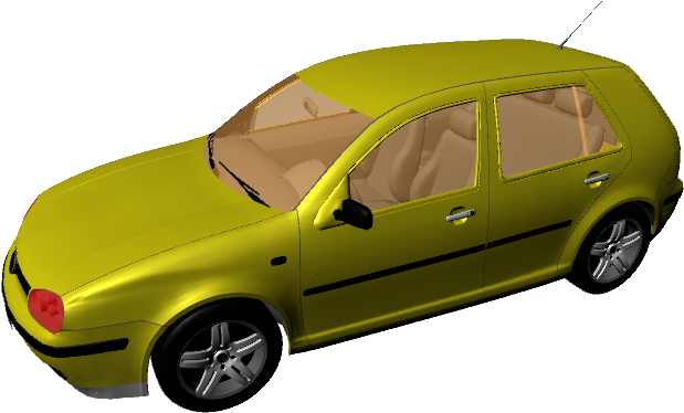 Car - 3d Car Model Png Hd Clipart (640x480), Png Download