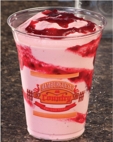 Malteada Country Fresa - Cranberry Juice Clipart (709x472), Png Download