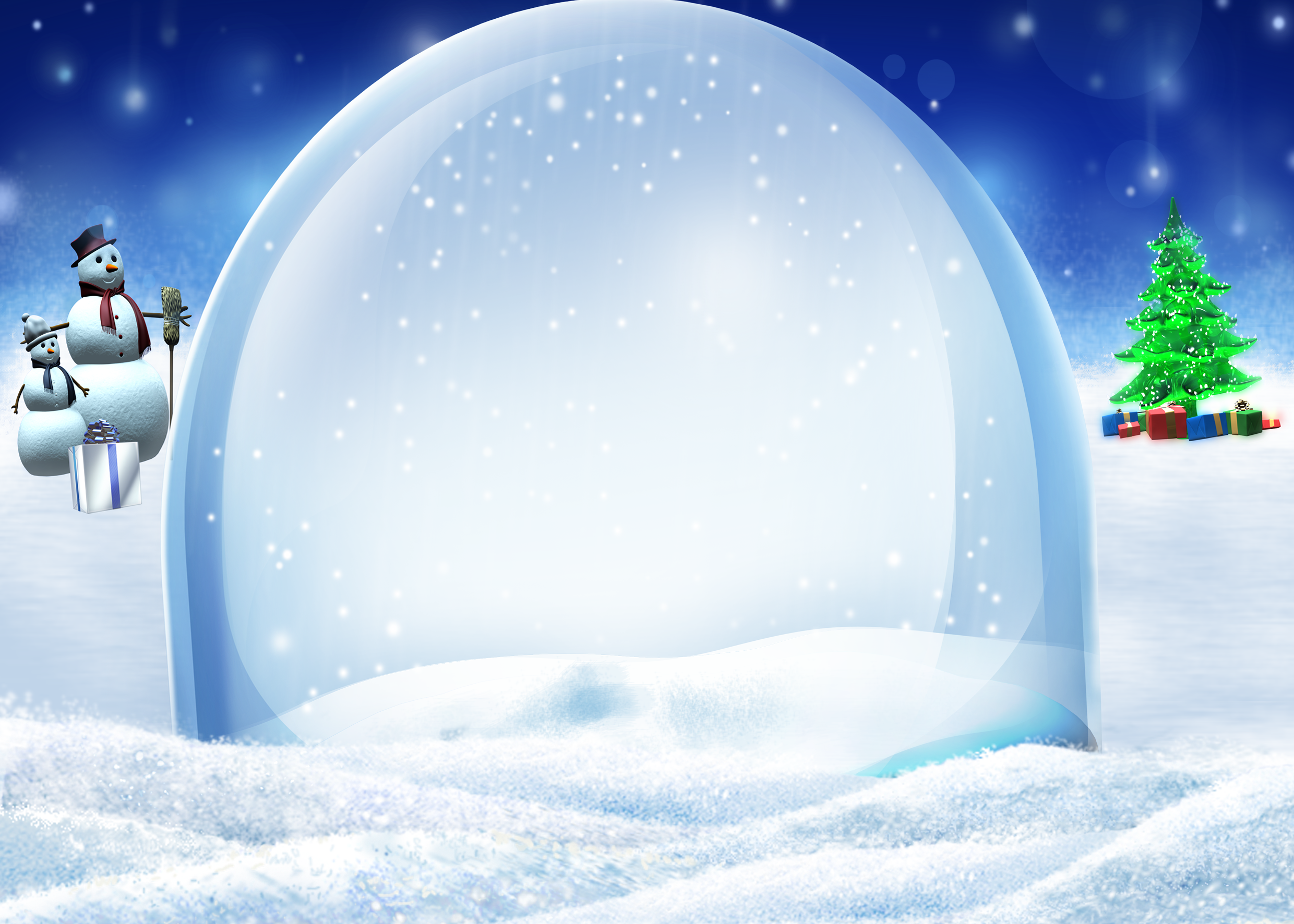 Fondos De Navidad En Psd Clipart (2480x1772), Png Download