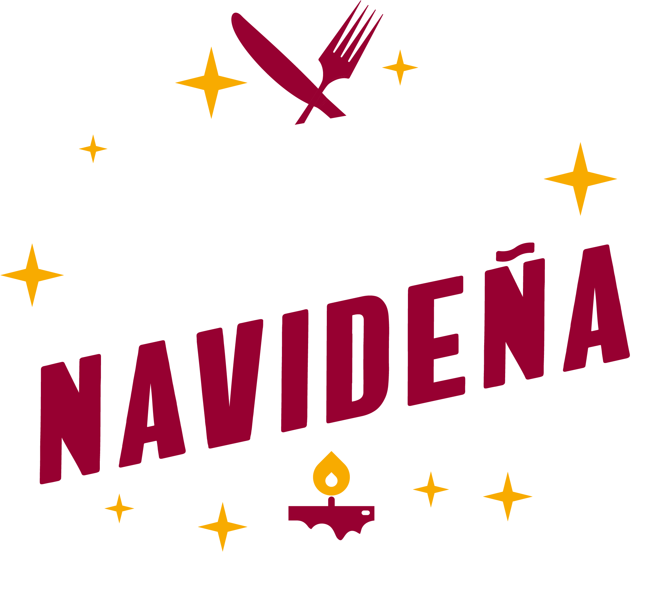 Cena Navideña Png - Cena De Navidad Logo Clipart (2329x2079), Png Download