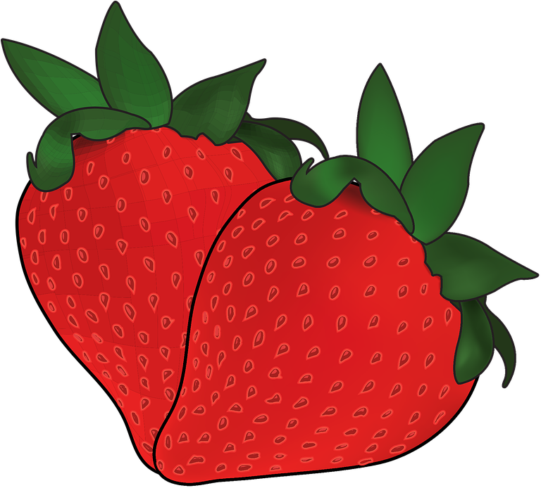 Strawberry Fruit Fresh - Strawberry Clipart (792x720), Png Download