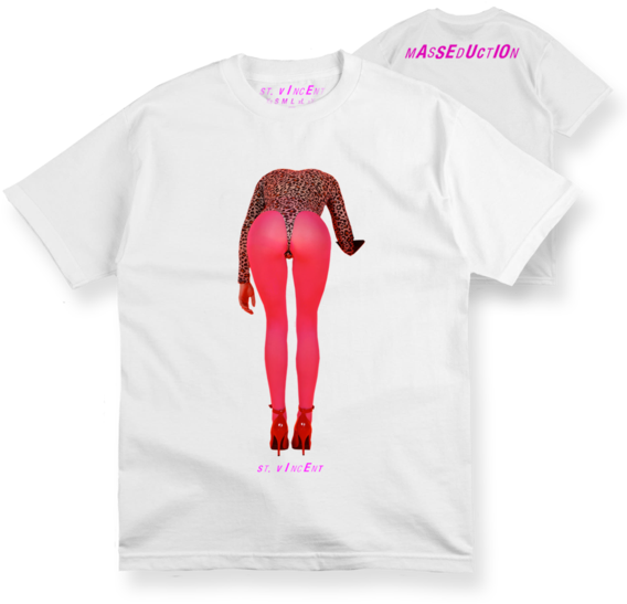 Masseduction White Tee - Active Shirt Clipart (600x600), Png Download