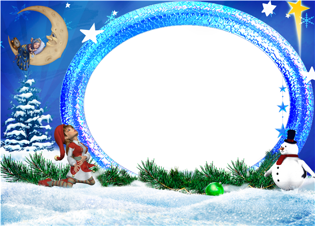 Fondos Y Marcos De Navidad Para Fotos - Christmas Clipart (696x499), Png Download