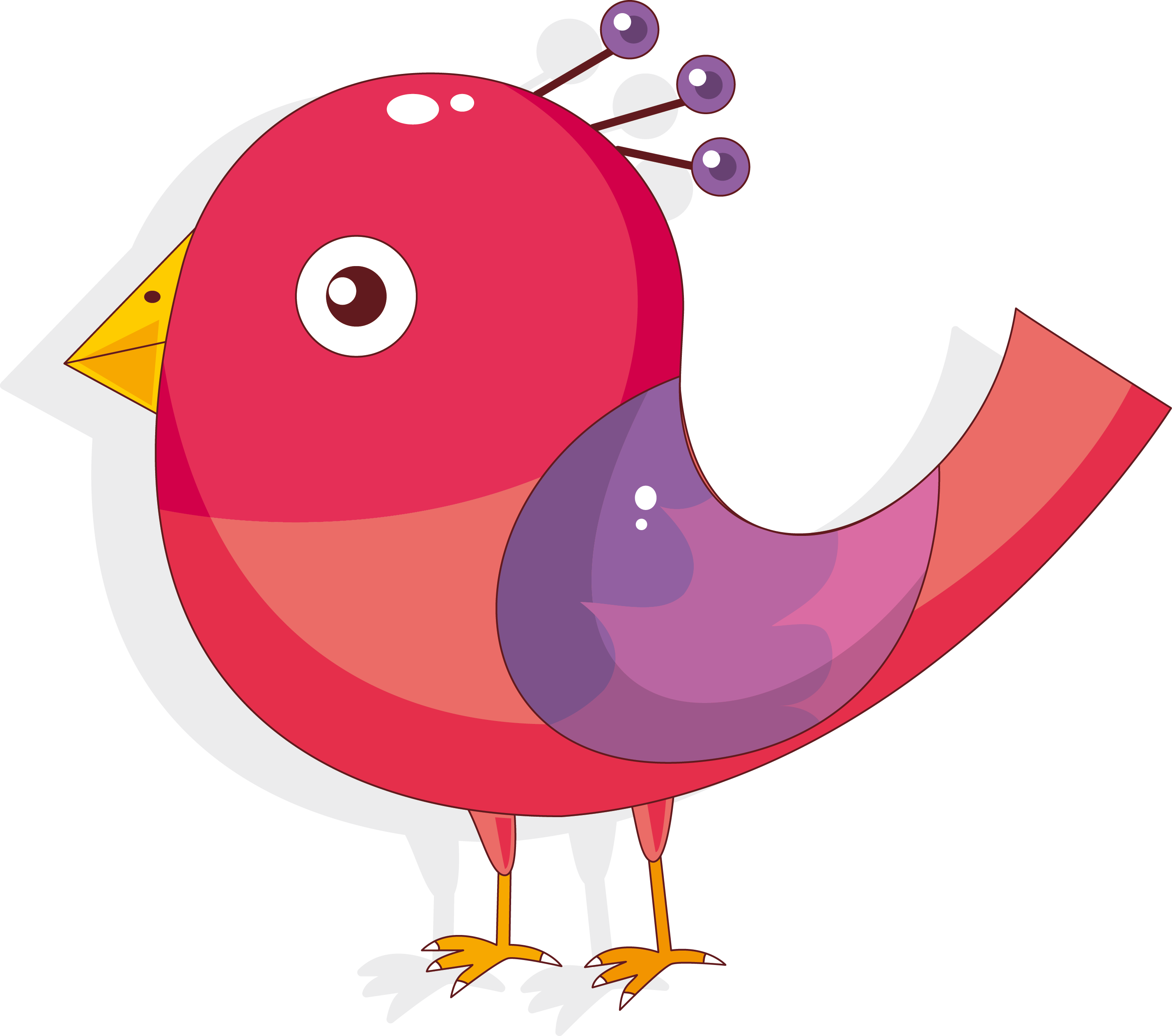 Pajaro Infantil Png - Imagenes De Pajara Pinta Clipart (2855x2523), Png Download