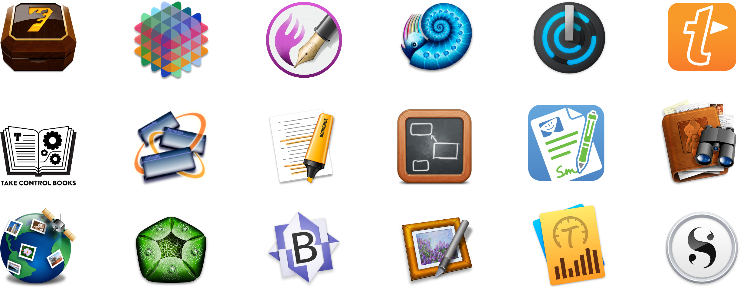 Great Deals On Pro Mac Apps And Books [sponsor] - World Icon Clipart (2499x1000), Png Download
