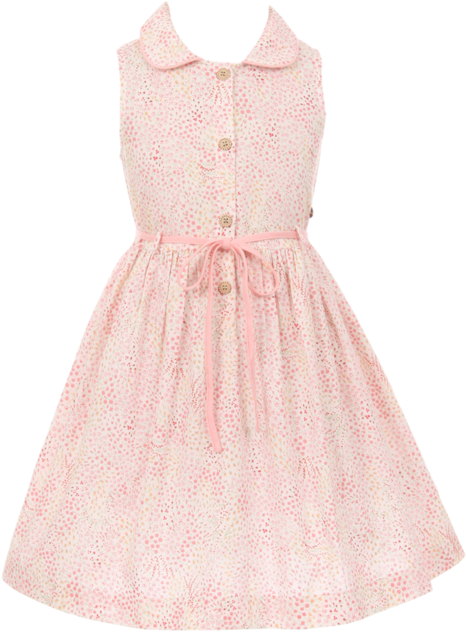 Pink Summer Dress Png , Png Download - Pattern Clipart (677x919), Png Download