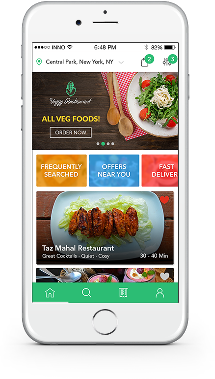 Ubereats Like Food Delivery App For Your Business - Food Delivery Mobile App Clipart (438x770), Png Download