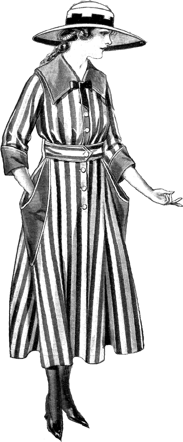 Digital Vintage Dress Fashion Downloads - Fashion Vintage Png Clipart (698x1600), Png Download