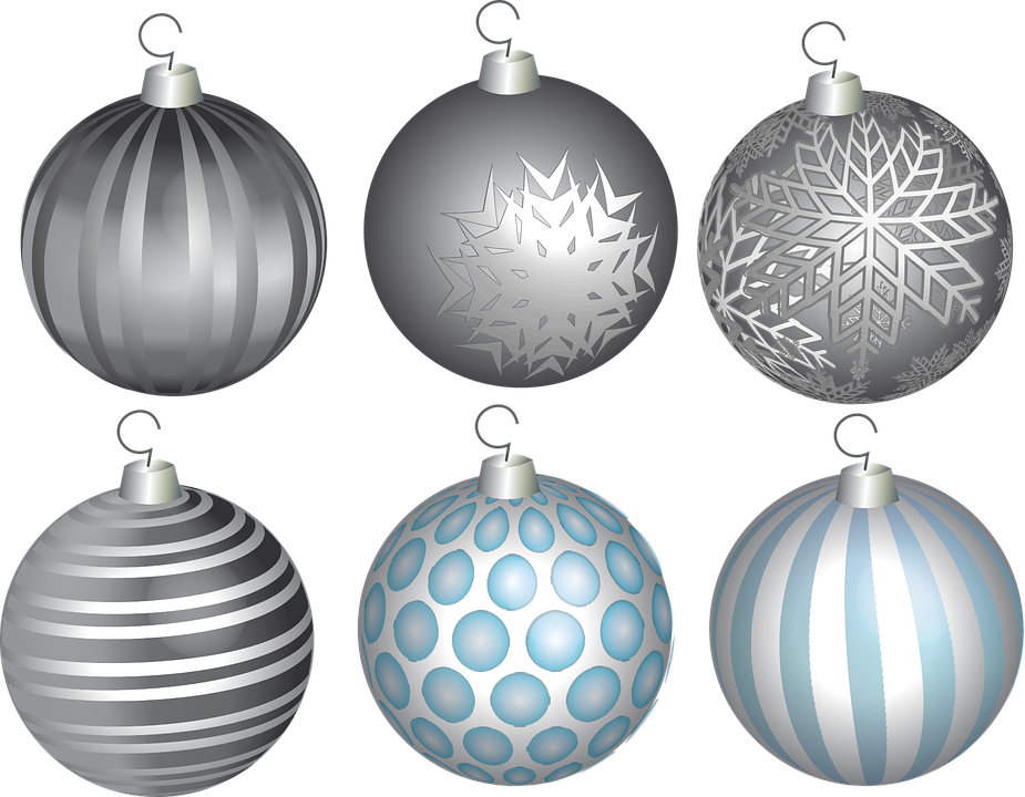 Christmas, Holiday, Ball, Tree, Ornament, Winter, Xmas - Hiasan Bola Pohon Natal Clipart (925x720), Png Download