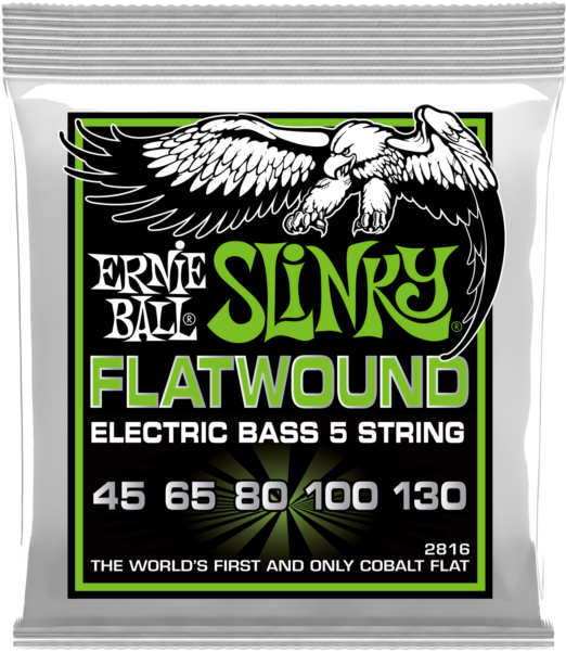 Ernie Ball Regular Slinky Flatwound 5 String Electric - Ernie Ball Clipart (640x640), Png Download