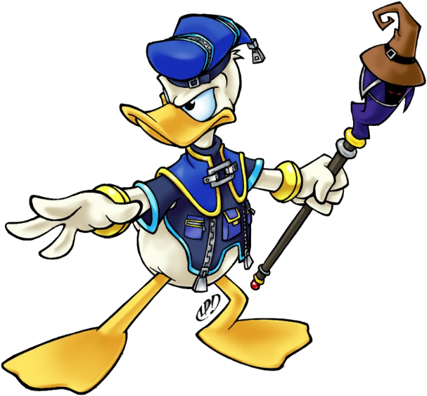 Imágenes Y Gifs De Disney El Pato Donald - Pato Donald Kingdom Hearts Clipart (624x597), Png Download