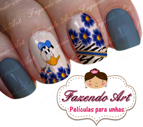 Pato Donald , Png Download - Nail Polish Clipart (600x531), Png Download