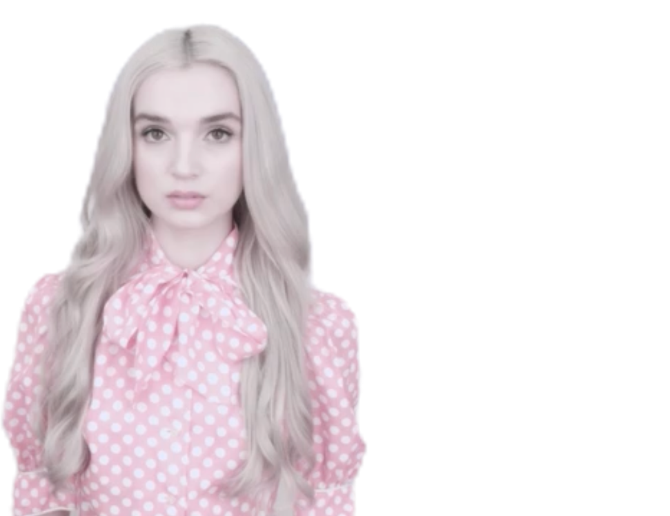 Poppy Sticker - Girl Clipart (971x749), Png Download