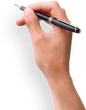 #hand #pen #mão #caneta @lucianoballack - Mao Com Caneta Png Clipart (391x376), Png Download