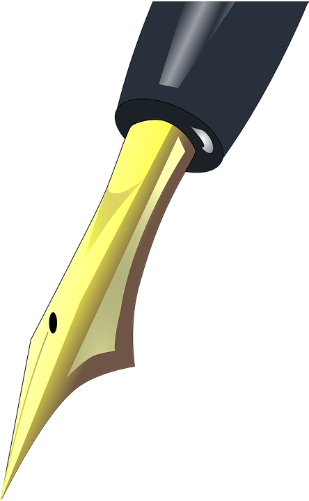 Caneta Tinteiro, Caneta, Esferográfica, Editar, Autor - Pen Clip Art - Png Download (444x720), Png Download