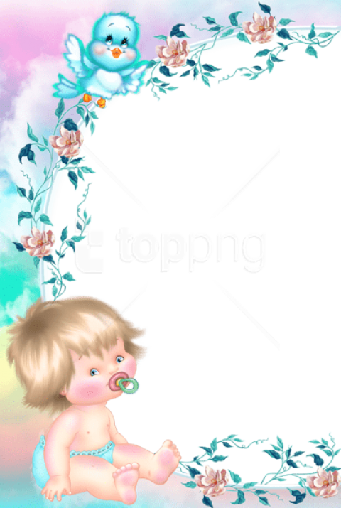 Free Png Cute Baby Photo Frame Background Best Stock - Cute Baby Photo Frames Clipart (480x715), Png Download