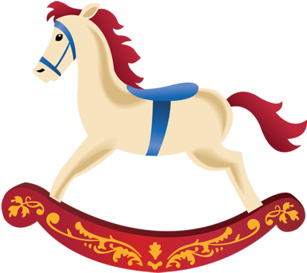Christmas Toy Cliparts - Wooden Horse Toy Clipart - Png Download (640x590), Png Download