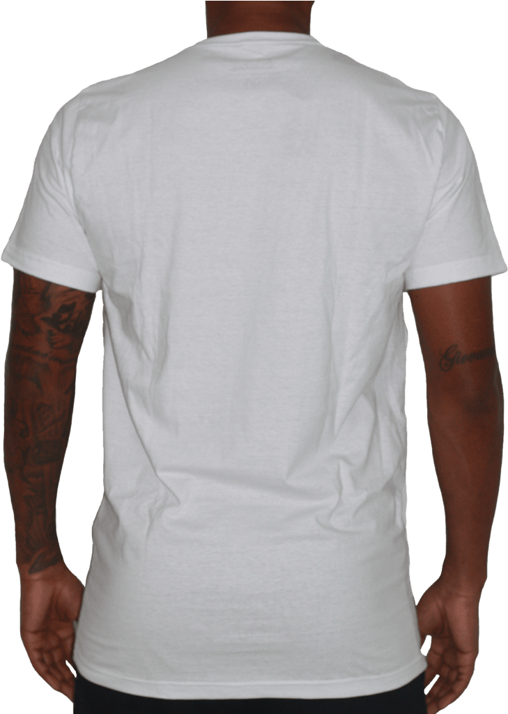 1 - Camiseta Branca Costas Png Clipart (876x1024), Png Download