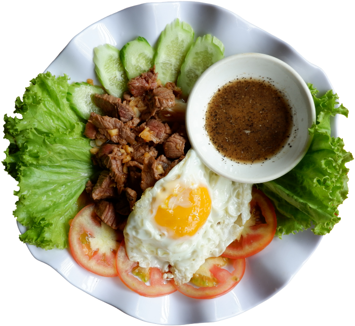 Cambodian Muslim Restaurant Halal Food - Fried Egg Clipart (900x700), Png Download