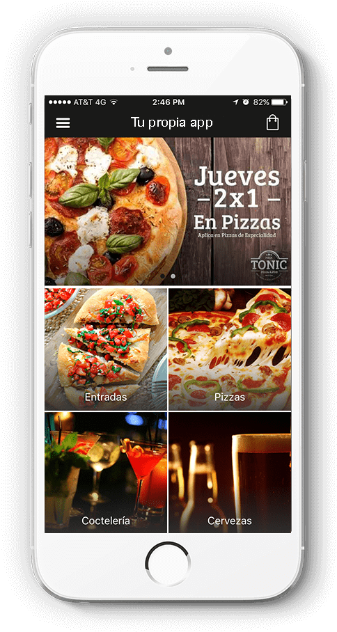 App Para Restaurantes - Smartphone Clipart (700x1073), Png Download