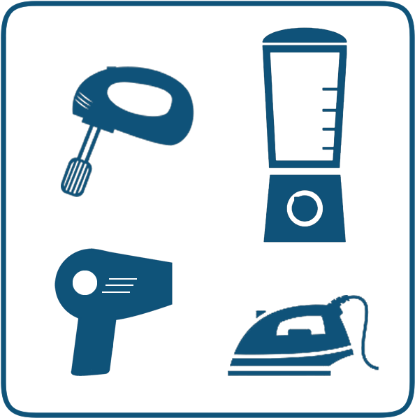 Electrodomésticos - Iconos De Electrodomesticos Png Clipart (600x600), Png Download