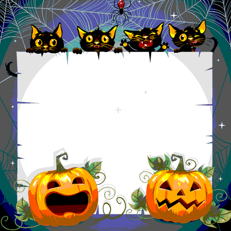 Marcos Gratis Para Fotografias - Marcos De Halloween Verticales Png Clipart (768x768), Png Download