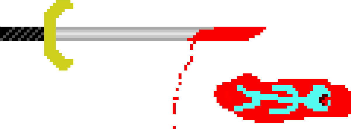 A Bloody Sword - Circle Clipart (1360x550), Png Download