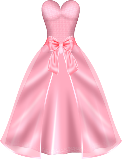 Vestimentaires - Vestido De Noche Clipart - Png Download (506x659), Png Download