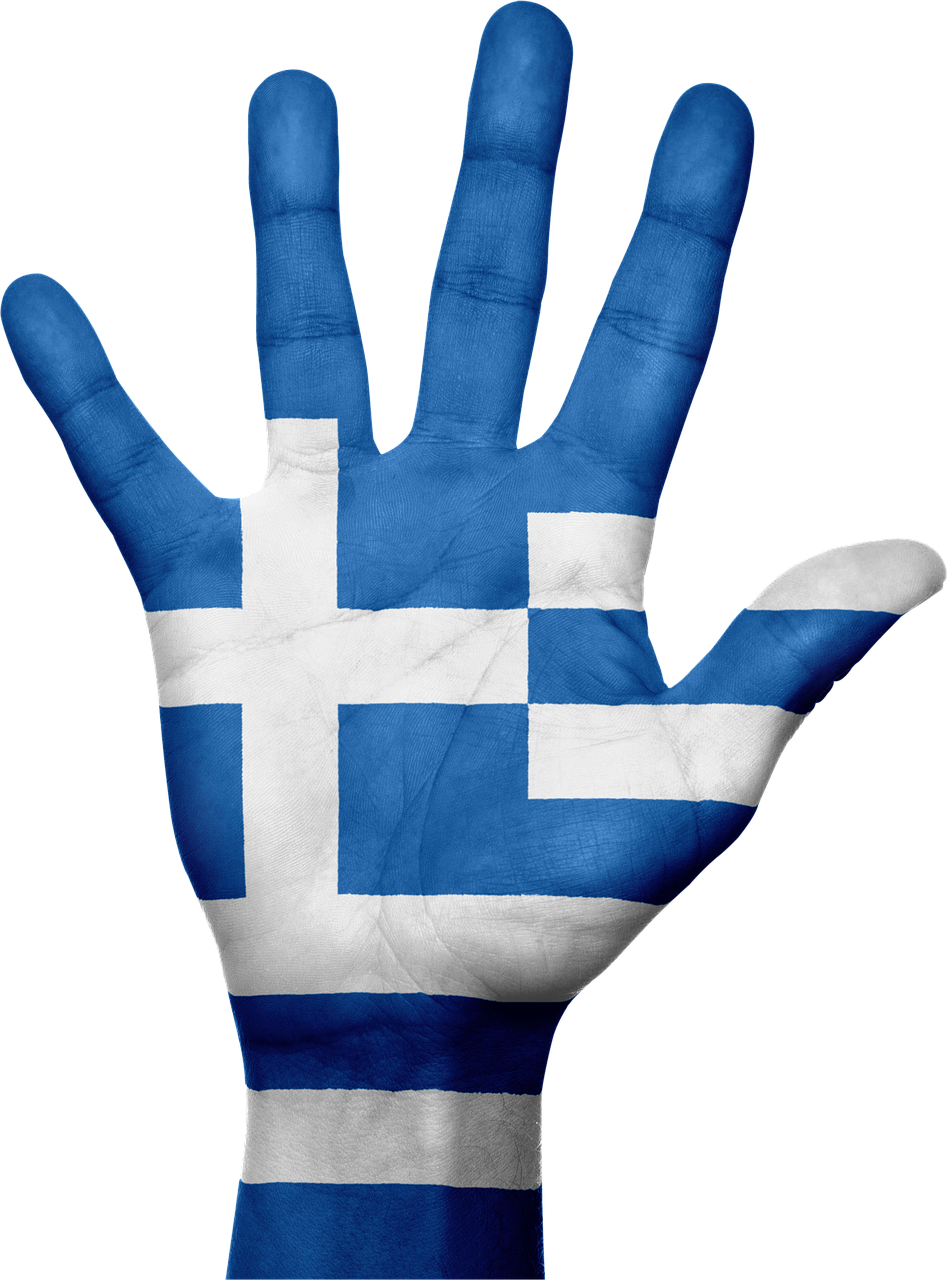Greece Flag Hand National Png Image - Pakistan Zindabad In Png Clipart (947x1280), Png Download