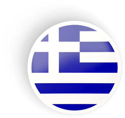 Illustration Of Flag Of Greece - Greece Flag Round Png Clipart (640x480), Png Download