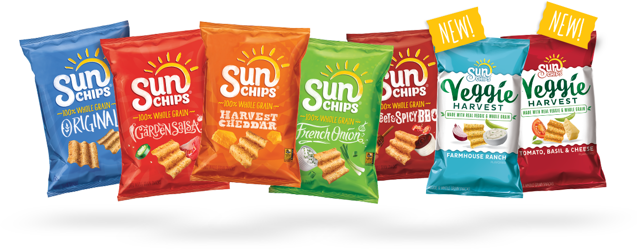 Sunchips® - Snack Clipart (1278x579), Png Download